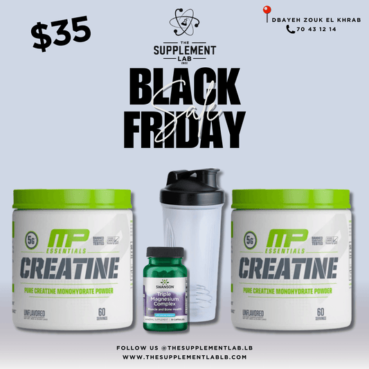 2x MP Essentials Creatine + Magnesium + Shaker