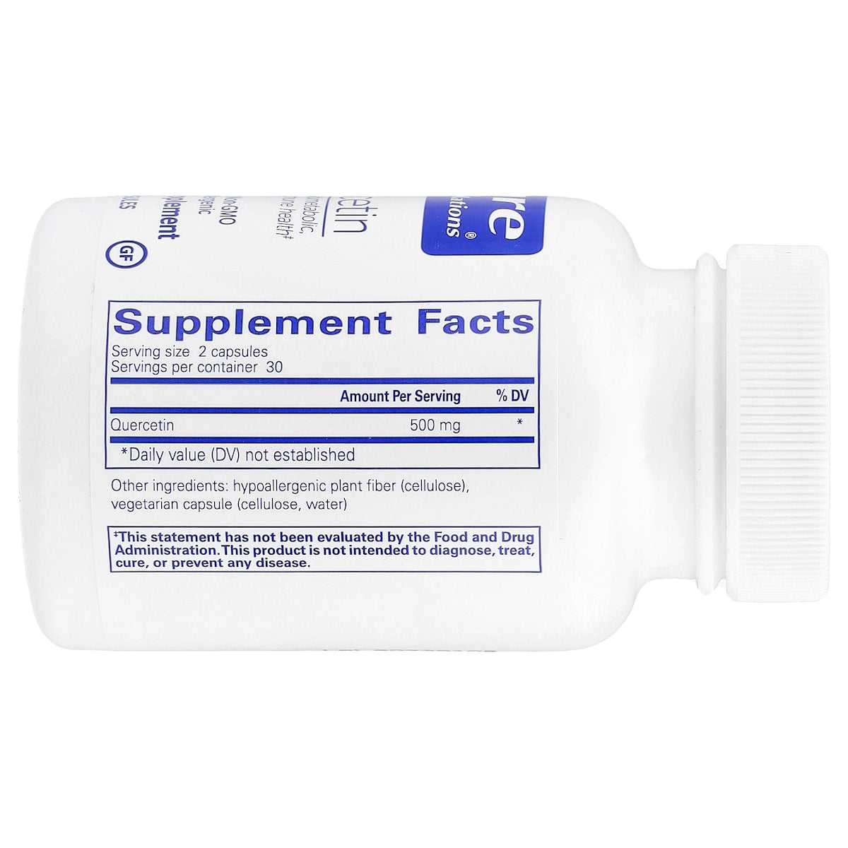 Supplement facts panel