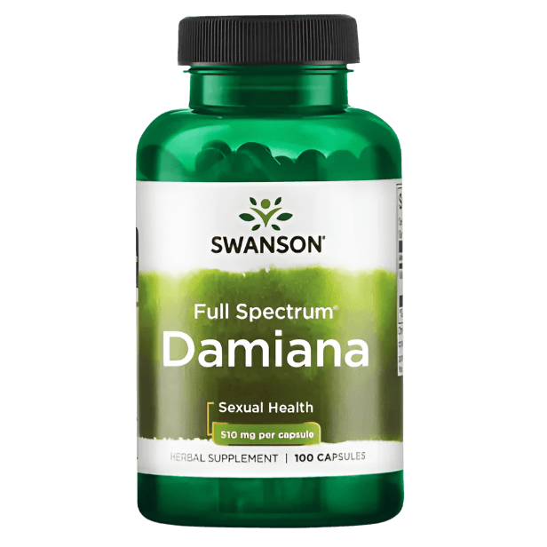Swanson Full Spectrum Damiana, 510 mg,100 capsules