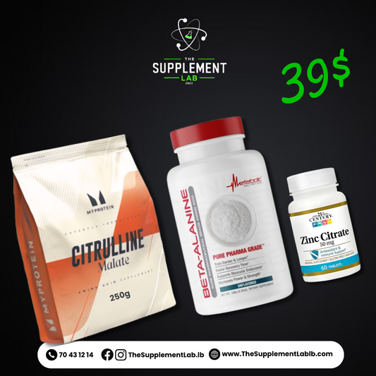 Citruline Malate + Beta Alanine + Zinc Citrate Offer