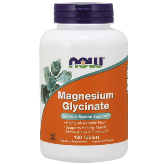 NOW Foods, Magnesium Glycinate, 180 Tablets