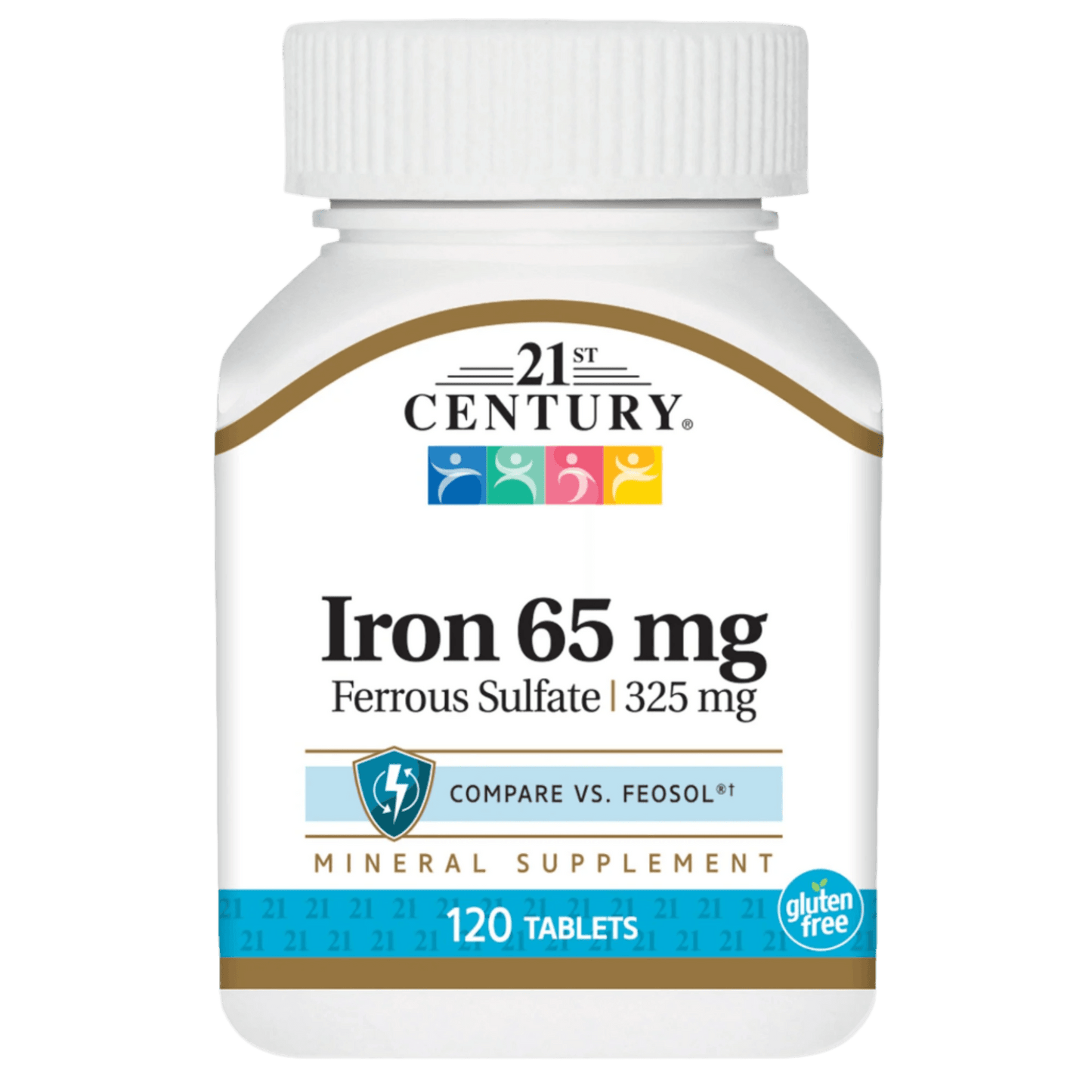 21st Century, Iron, 65 mg, 120 Tablets