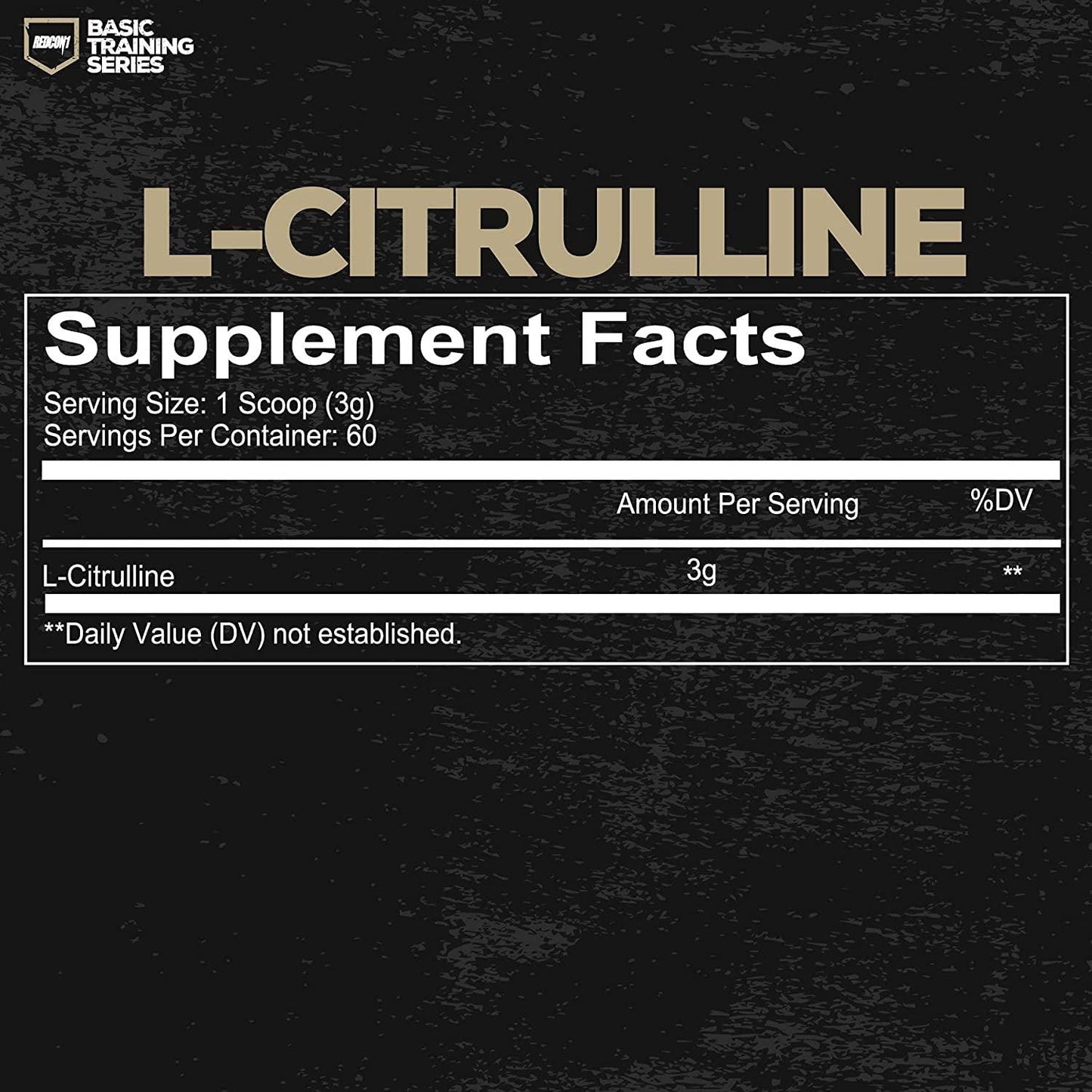 Redcon1 L-Citrulline Pump Formula, 60 Servings 3G Per Serving