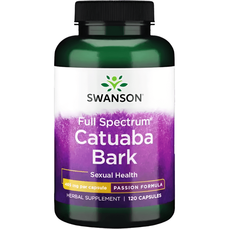 Swanson Catuaba Bark, Passion Formula, 465 mg, 120 Capsules