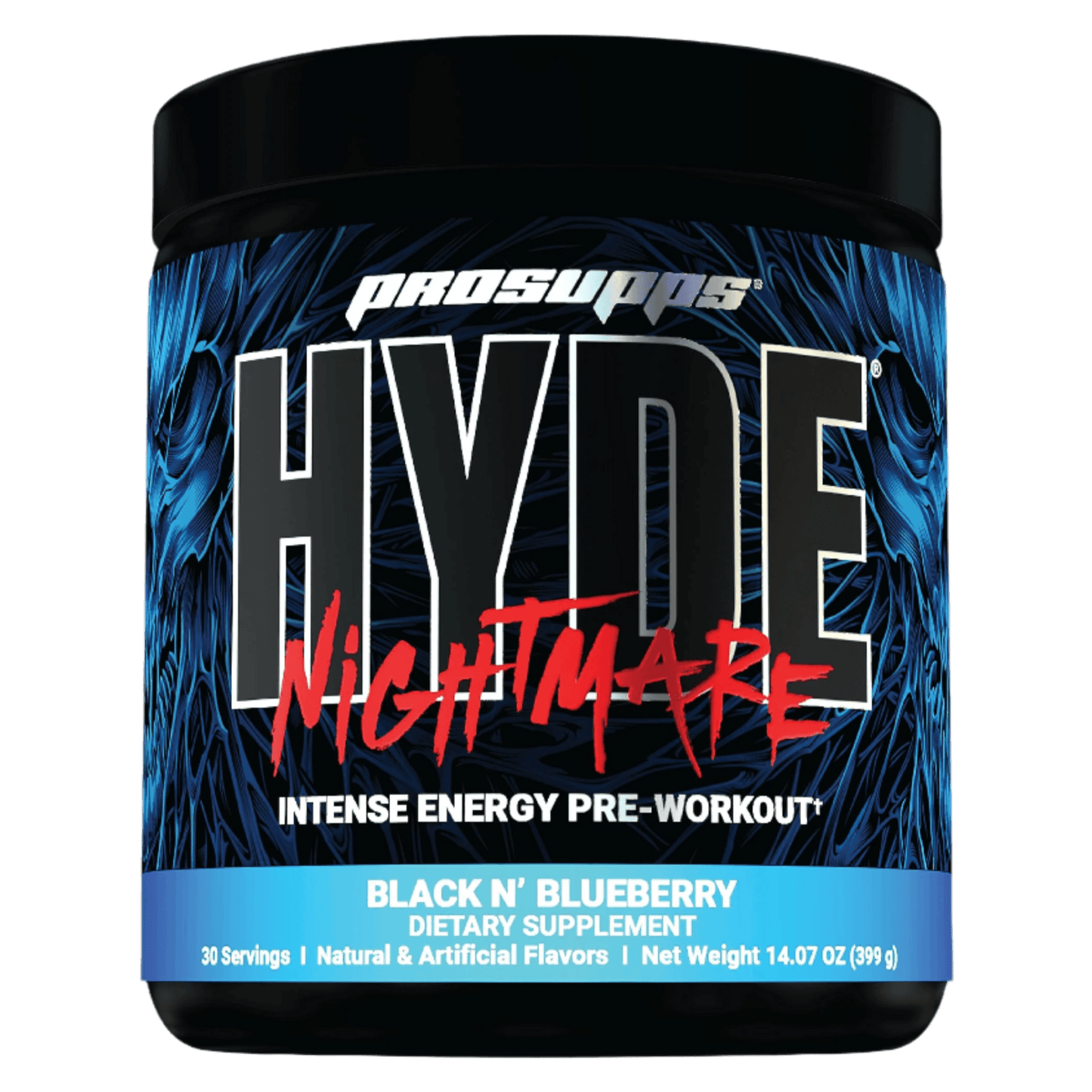 ProSupps Hyde Nightmare Pre-Workout Powder Energy Drink - Intense Energy, 30 Servings