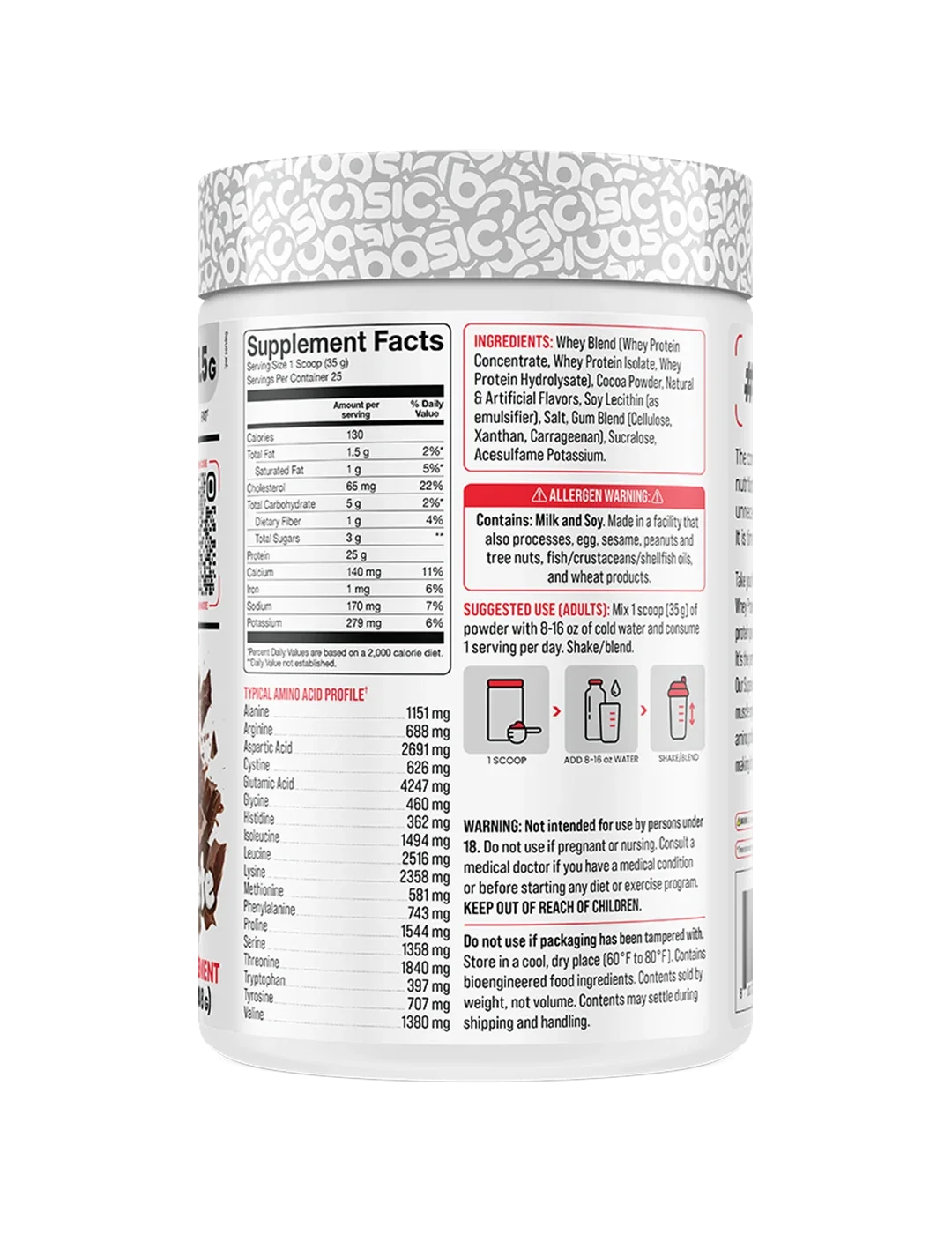 Basic Whey (908g / 25 Servings)