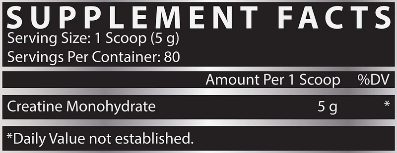 Nutrex Creatine Monohydrate 400 g 80 Servings