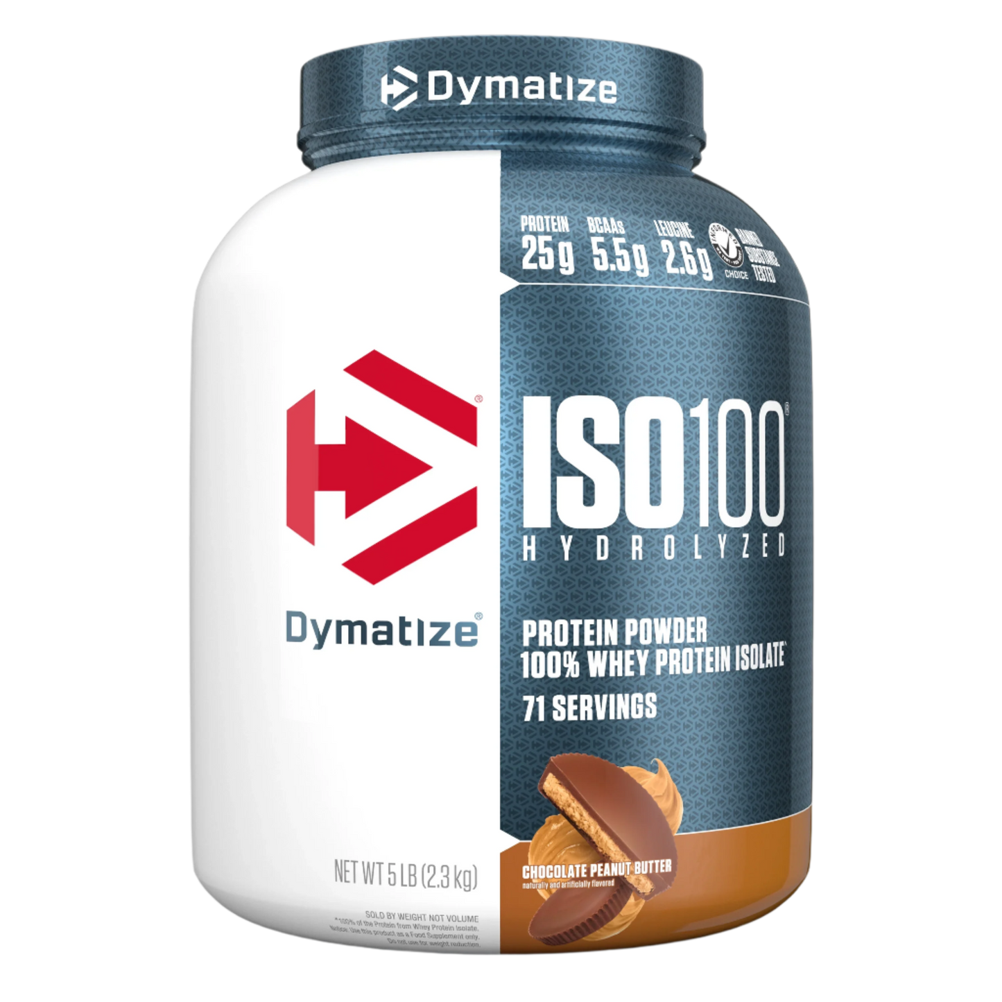 Dymatize Iso100 Isolate and Hydrolyzed Protein, 71 Servings