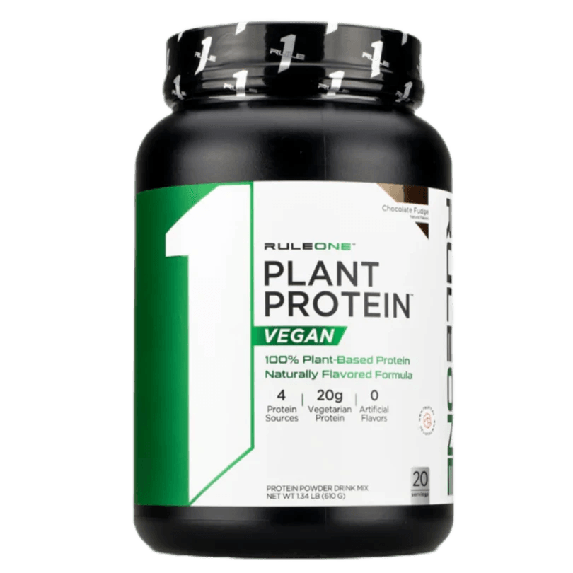 Rule 1 R1 Plant Protein, 1.28 lbs Powder - 20g Vegan Protein