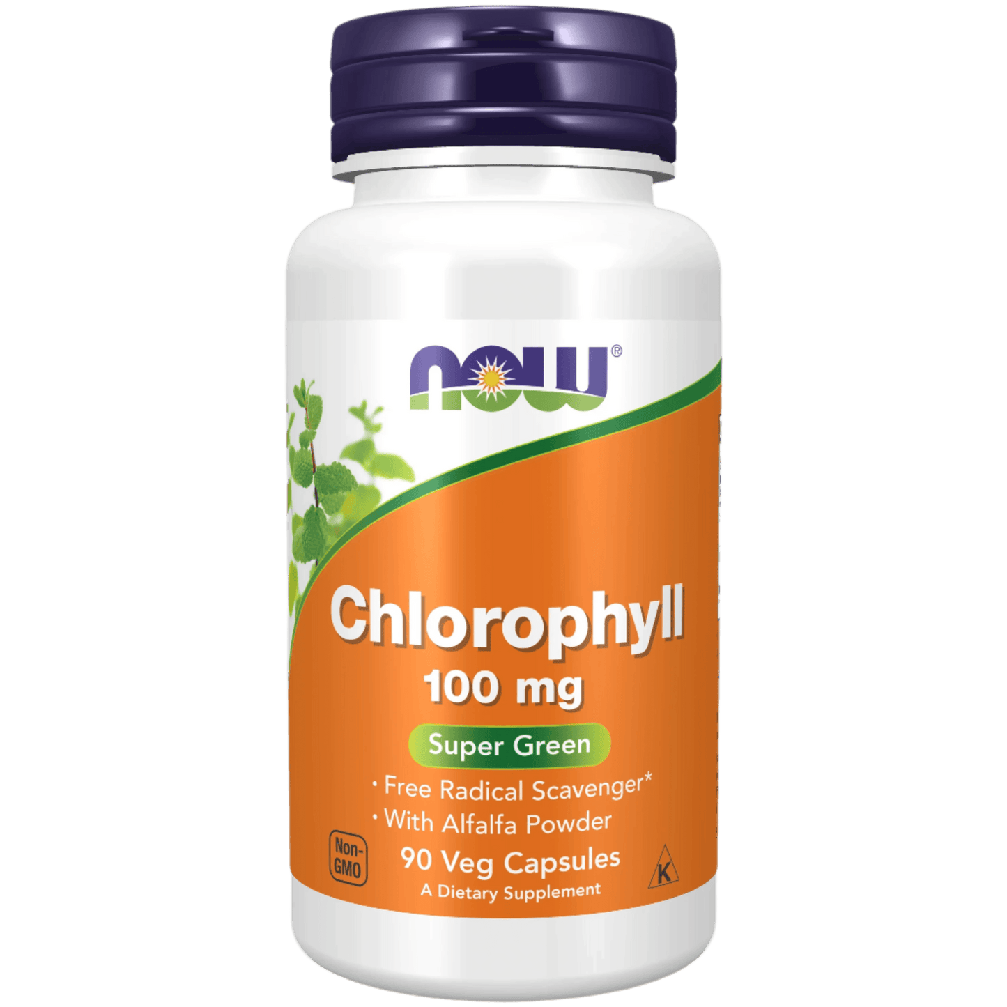 NOW Foods, Chlorophyll, 100 mg, 90 Veg Capsules