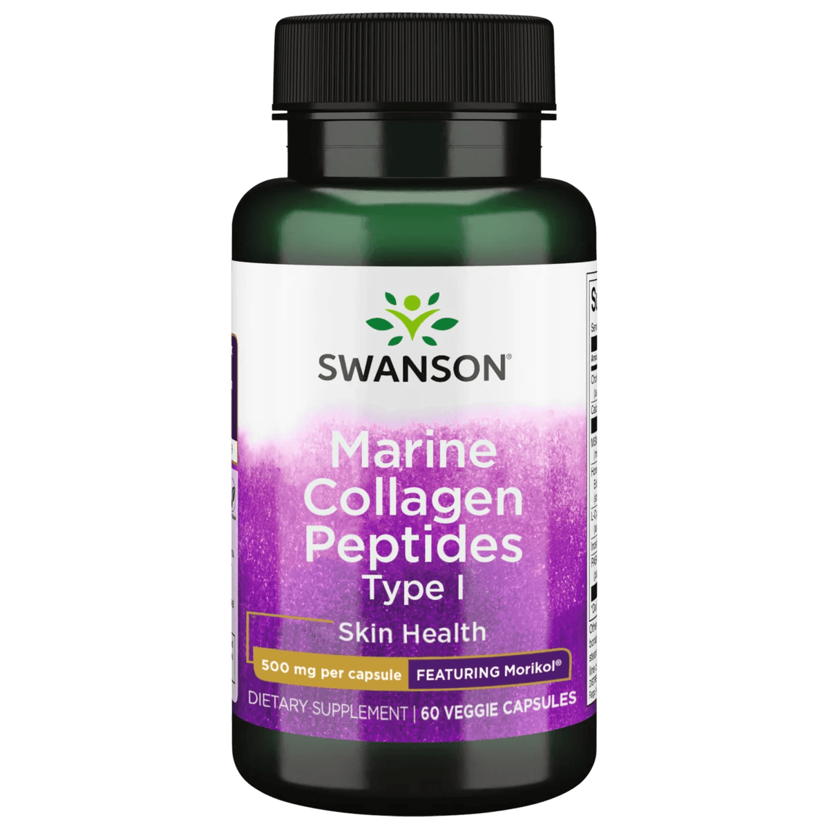 Swanson Marine Collagen Peptides – 400 mg | 60 Capsules