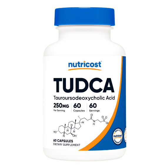 Nutricost Tudca 250mg, 60 Capsules (Tauroursodeoxycholic Acid)