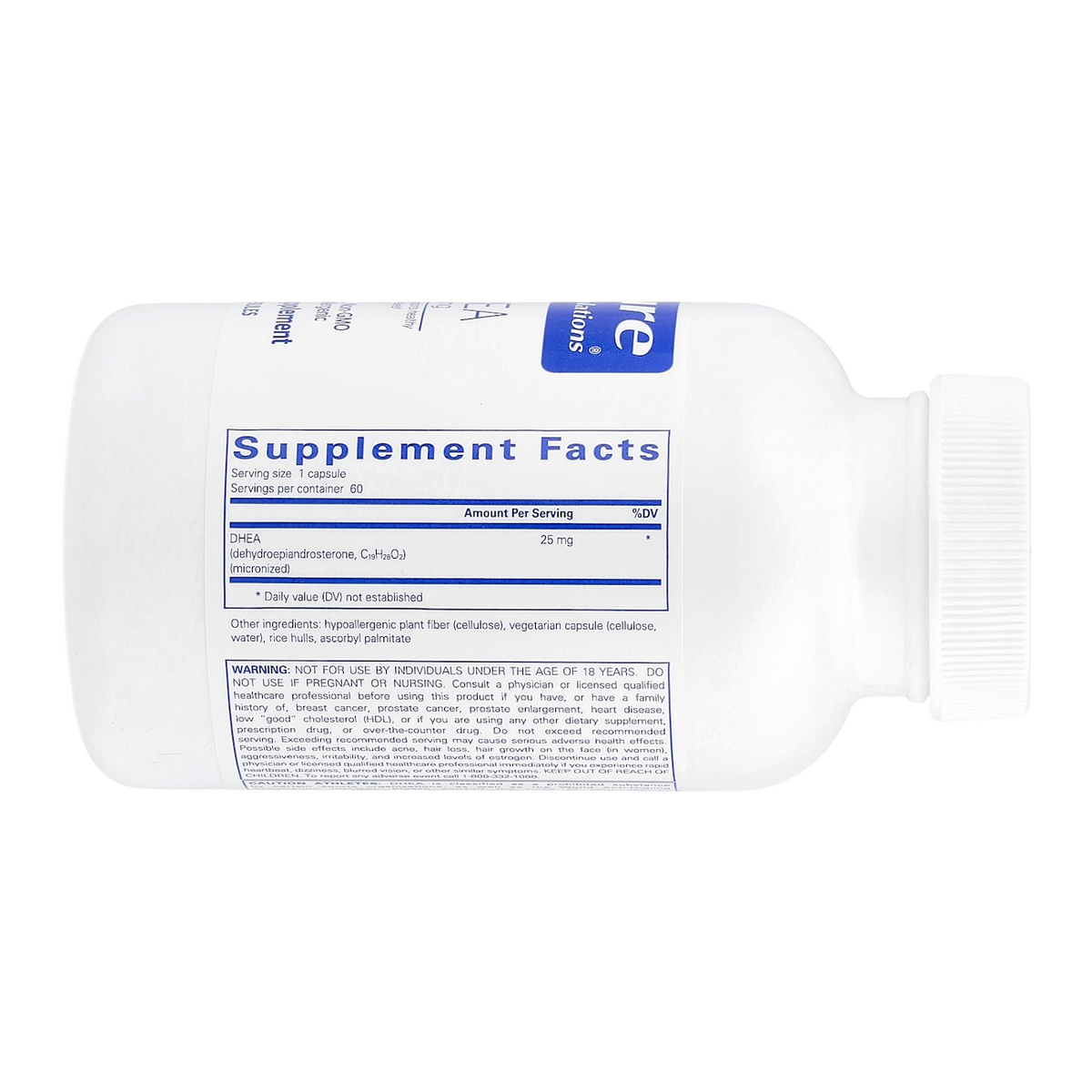 Supplement facts panel