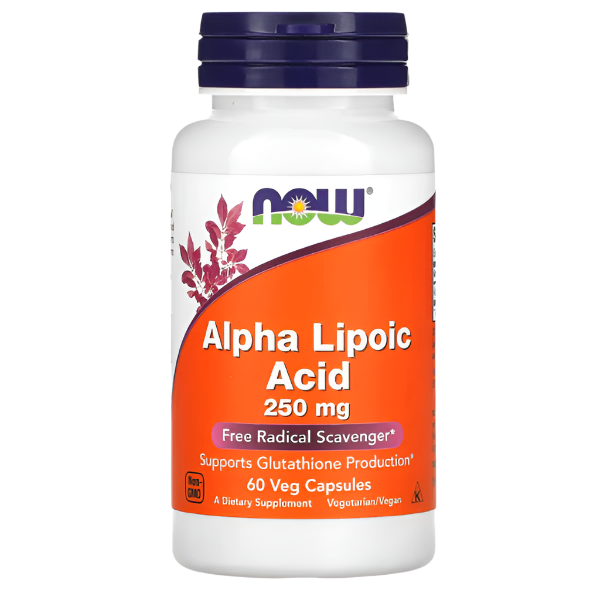 NOW Foods Alpha Lipoic Acid 250 mg – 60 Veg Capsules