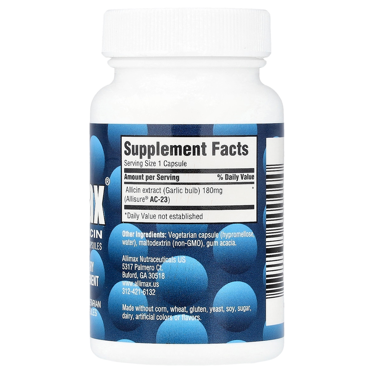 Supplement facts panel