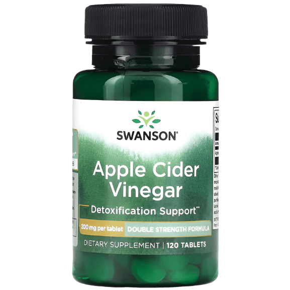 Swanson, Apple Cider Vinegar, 200 mg, 120 Tablets