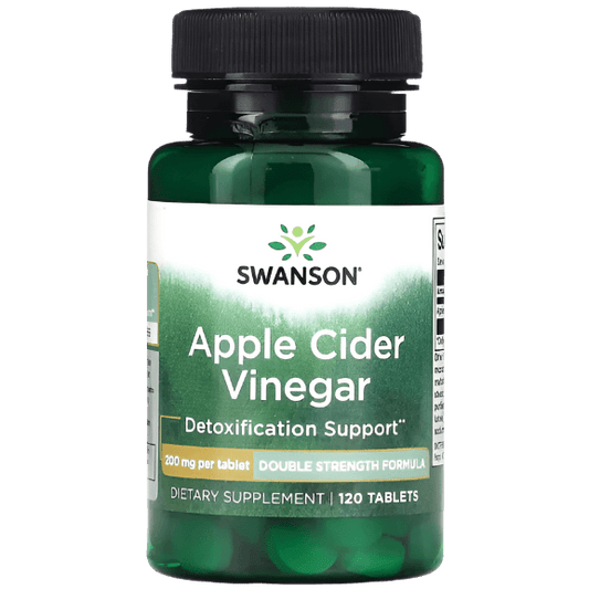 Swanson Apple Cider Vinegar – 200 mg | 120 Tablets