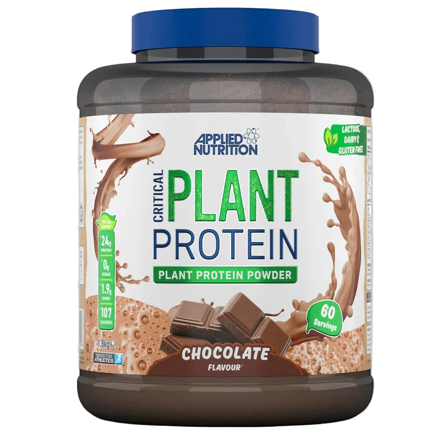 Applied Nutrition Critical Plant Protein – 1.8 KG (60 Servings) | Vegan Protein Powder for Muscle Recovery & Nutrition