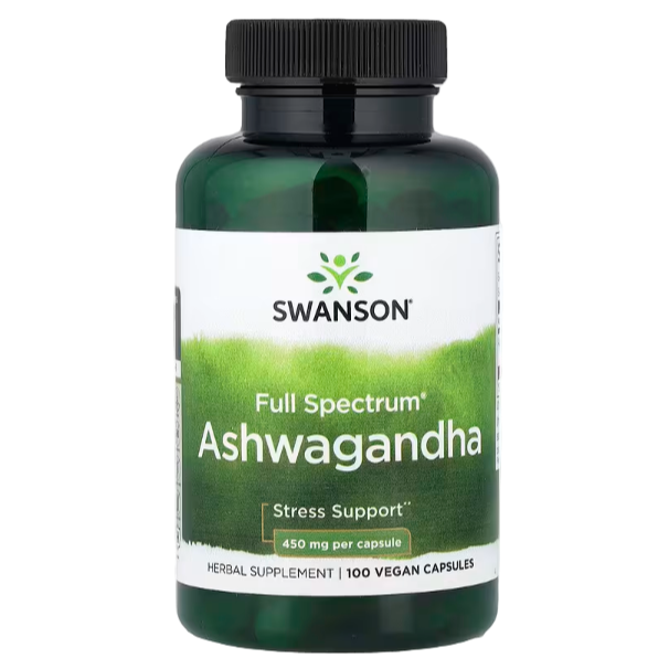 Swanson, Ashwagandha, Full Spectrum, 450 mg, 100 Capsules