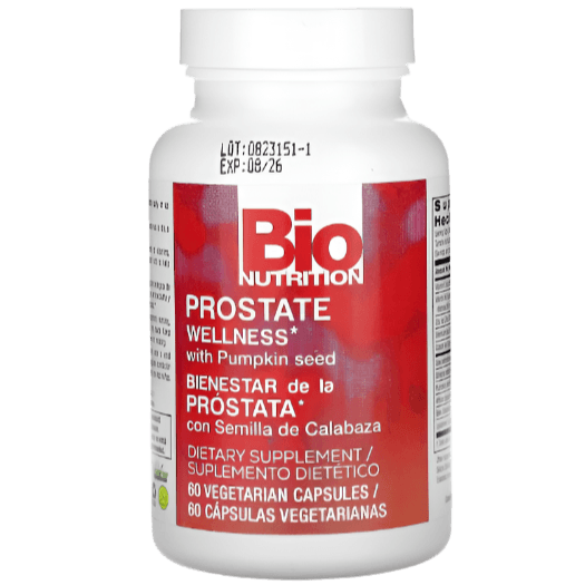Bio Nutrition Prostate Wellness with Pumpkin Seed Extract, 60 Vegetarian Capsules