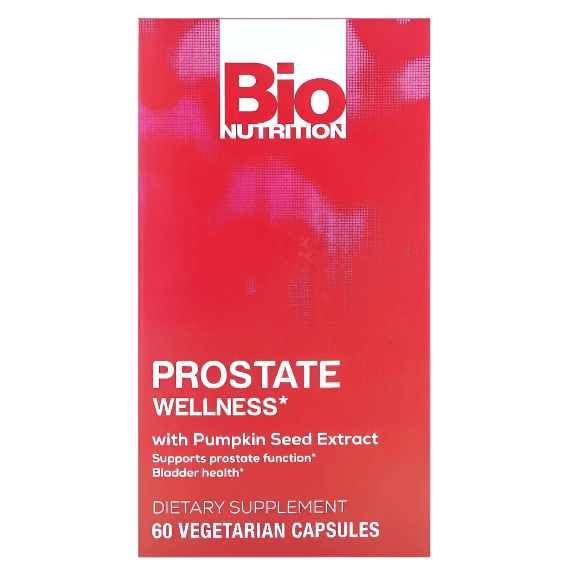 Bio Nutrition Prostate Wellness with Pumpkin Seed Extract, 60 Vegetarian Capsules