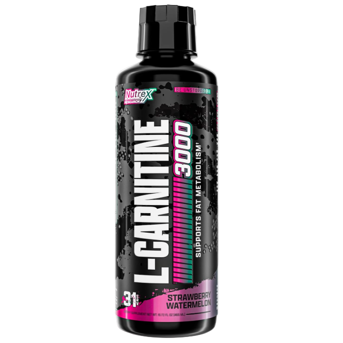 Nutrex Research Liquid Carnitine 3000 – Premium L-Carnitine, Stimulant-Free, 31 Servings | Energy, Metabolism & Performance Support