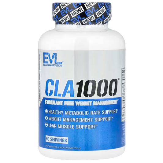 EVLution Nutrition CLA1000® – Stimulant-Free Weight Management, 90 Softgels