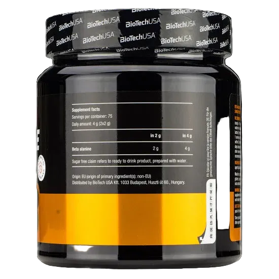 BioTech USA Beta Alanine Powder – 300 g | Endurance, Performance & Muscle Support