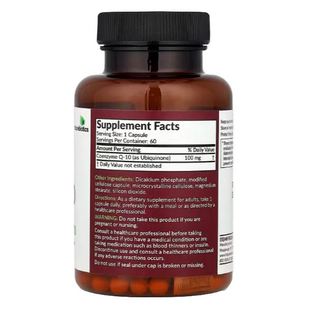 Futurebiotics CoQ10 – 100 mg, 60 Vegetarian Capsules