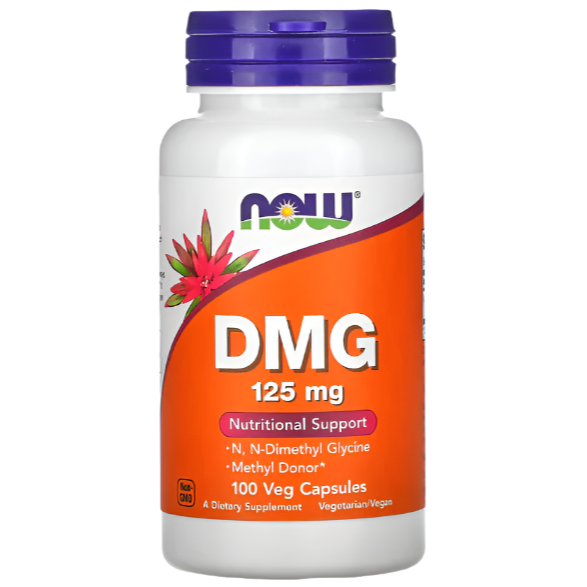 NOW Foods, DMG, 125 mg, 100 Veg Capsules