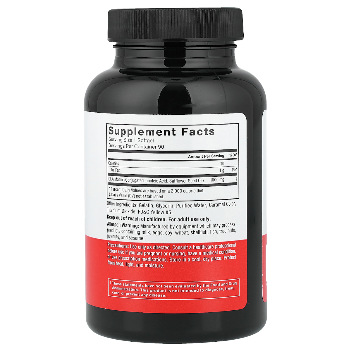 Supplement facts panel
