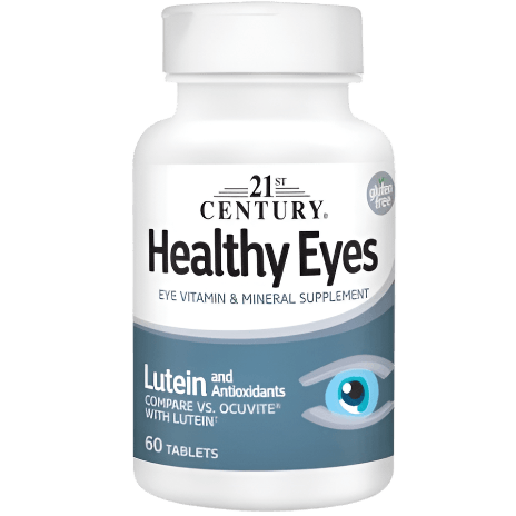 21st Century Healthy Eyes with Lutein Tablets, 60 Servings