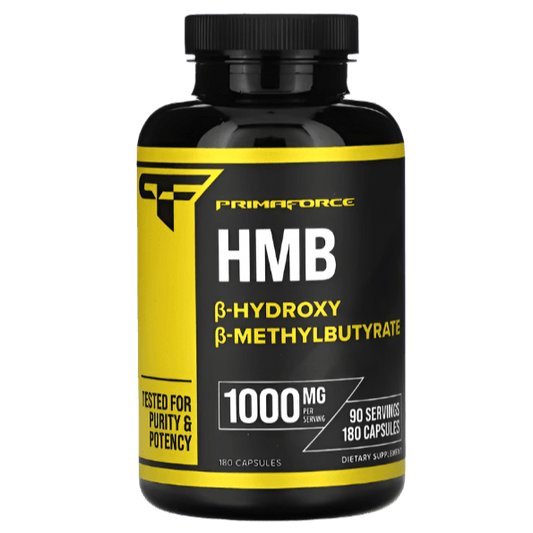 PrimaForce HMB – 1,000mg per Serving | 180 Capsules | Muscle Support & Recovery