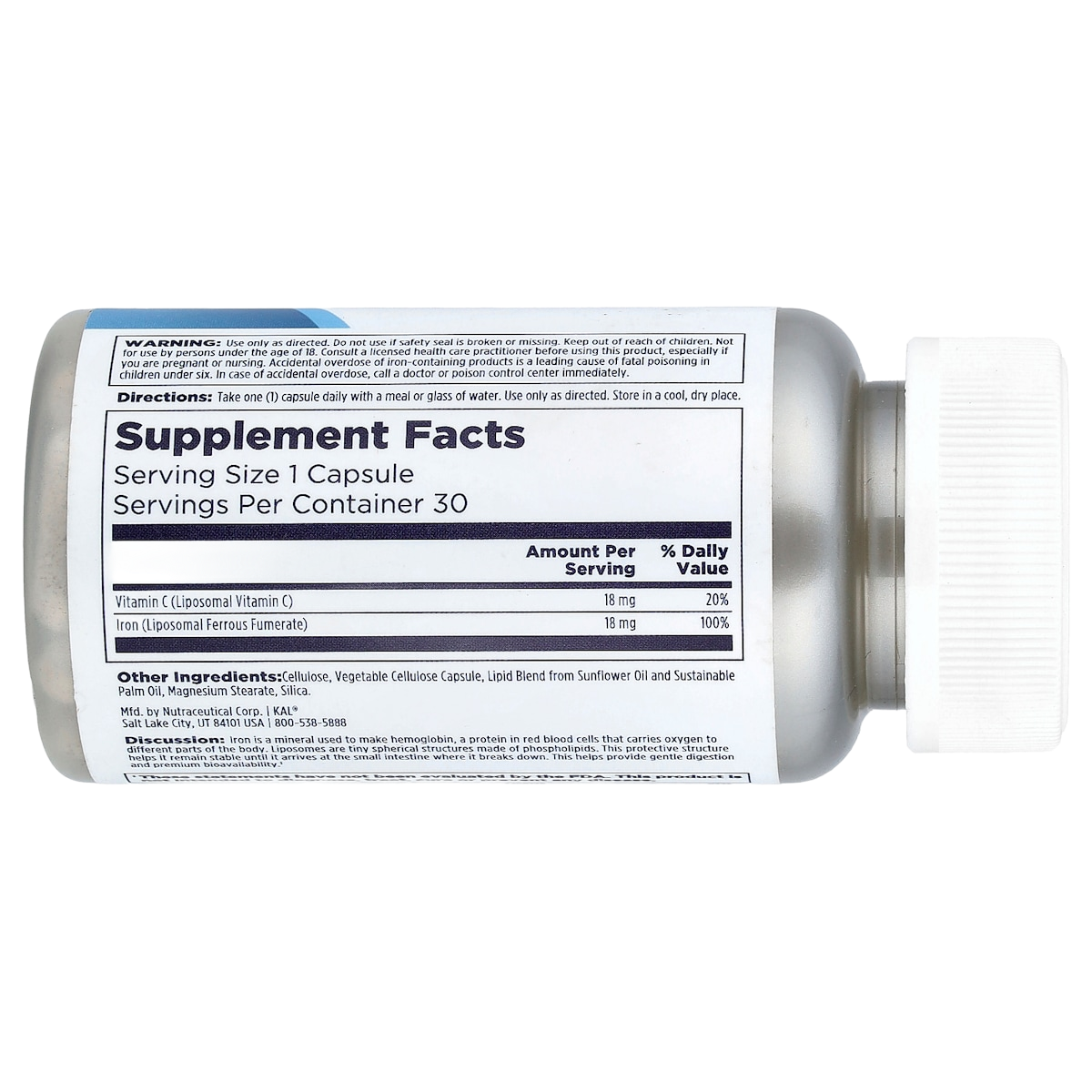Supplement facts panel