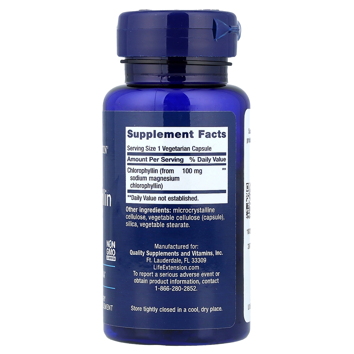 Supplement facts panel