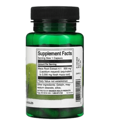 Swanson, Maca, 500 mg, 60 Capsules