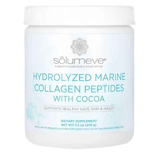 Solumeve, Hydrolyzed Marine Collagen Peptides with Cocoa, 7.3 oz (206 g)
