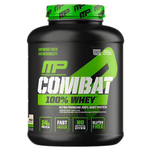 MusclePharm, Combat Protein Powder, 4.1 LB, 52 Servings