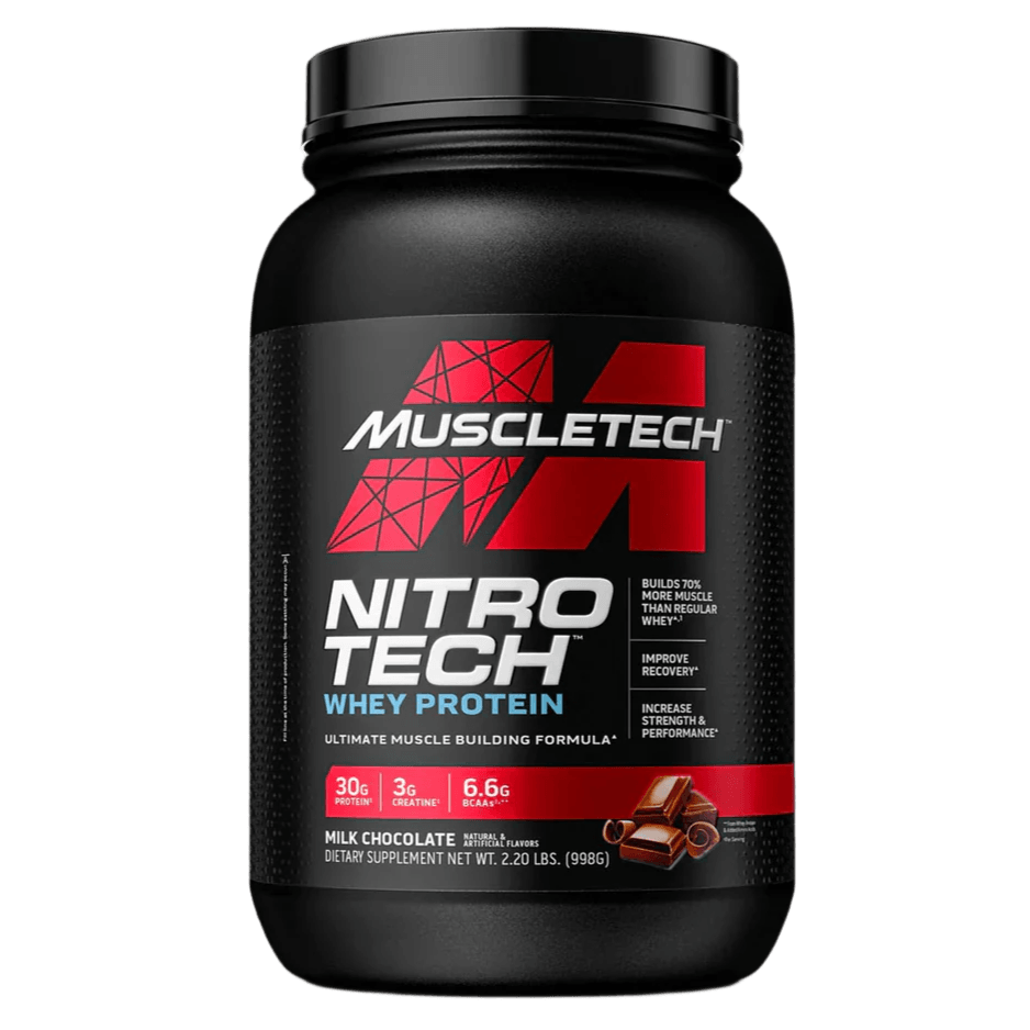 Muscletech Nitro-Tech Whey Performance Protein 4lbs Whey Protein with Creatine