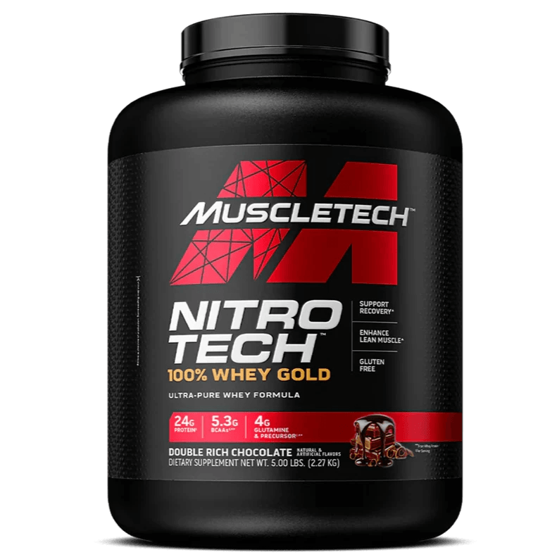 Muscletech Nitro-Tech 100% Whey Gold 5.03 lbs Whey Protein 69 Servings