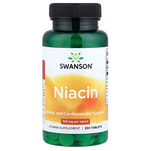 Swanson Niacin 100 mg – 250 Tablets