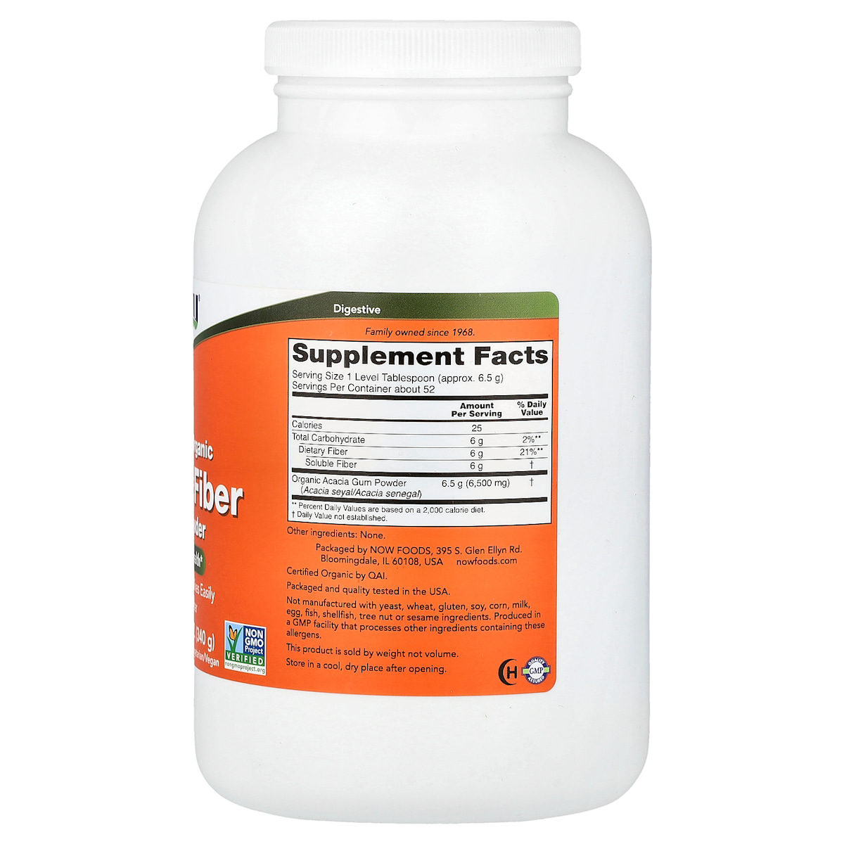 Supplement facts panel