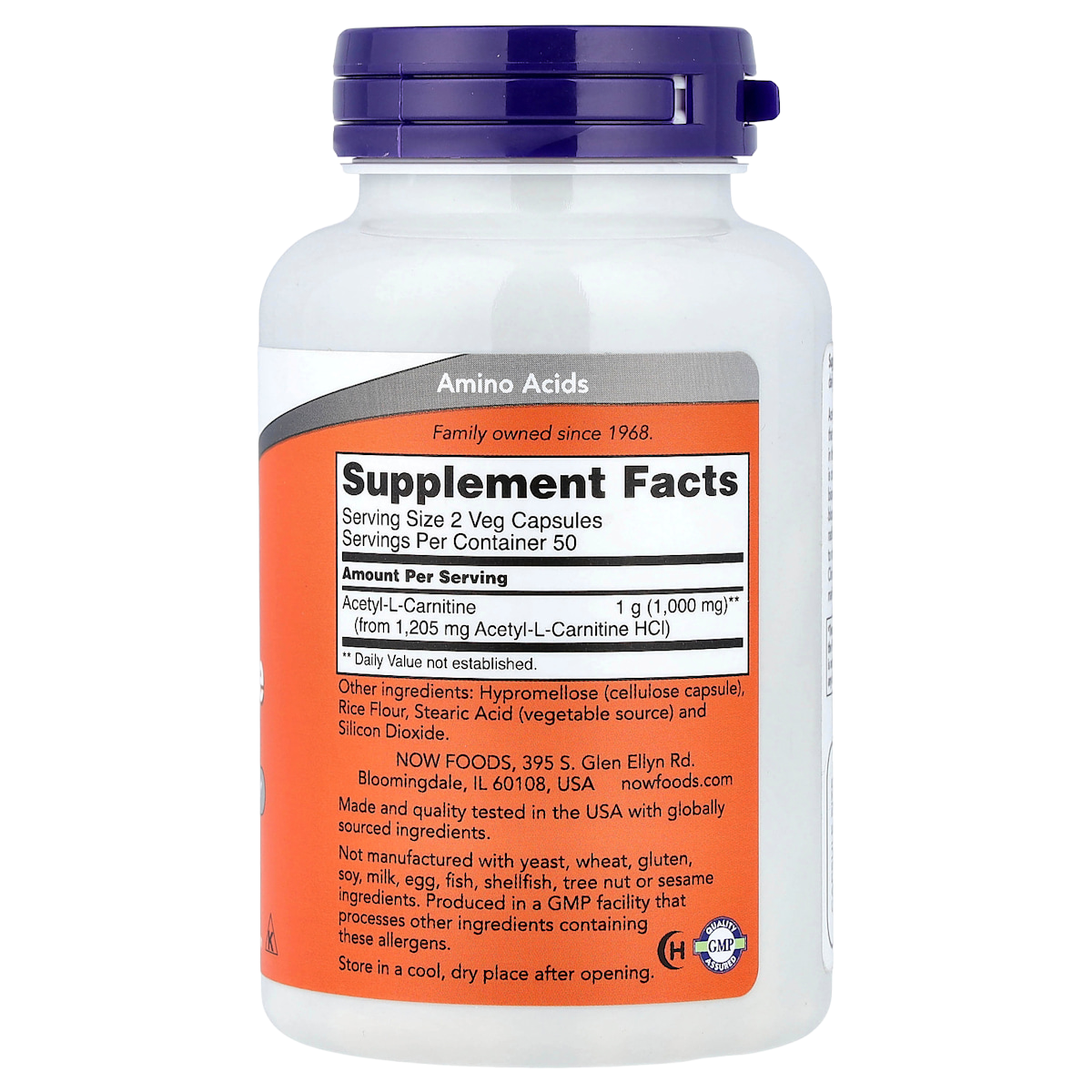 Supplement facts panel