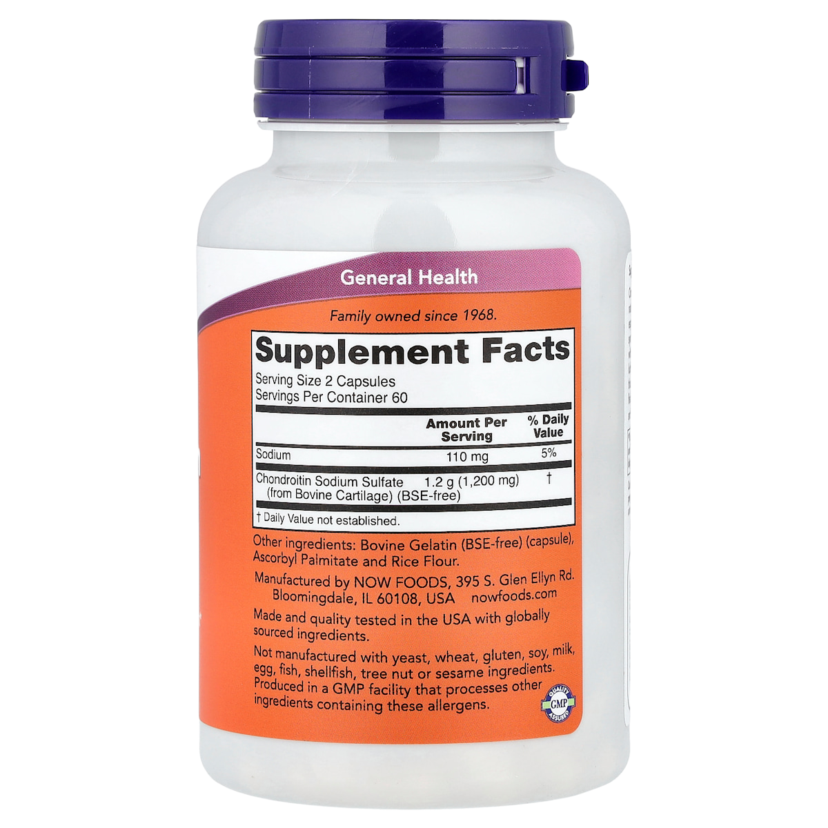 Supplement facts panel