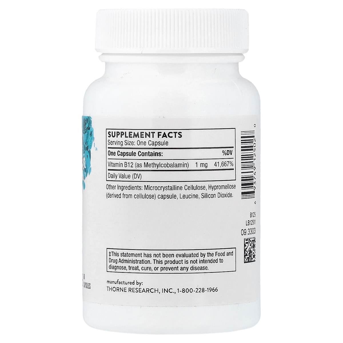 Supplement facts panel