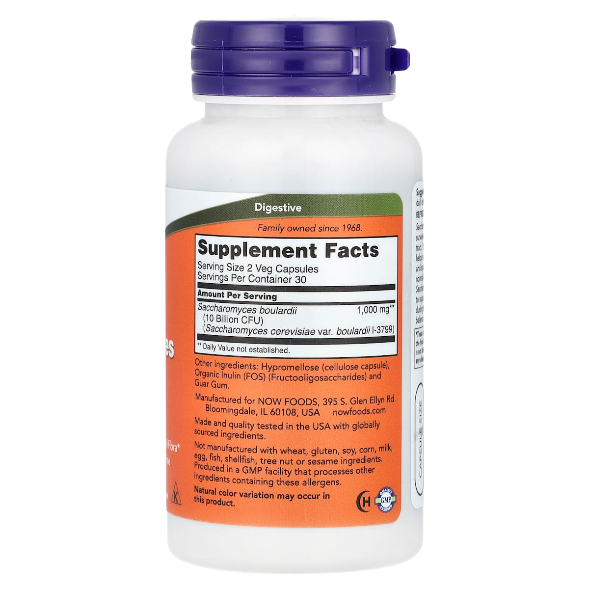 Supplement facts panel