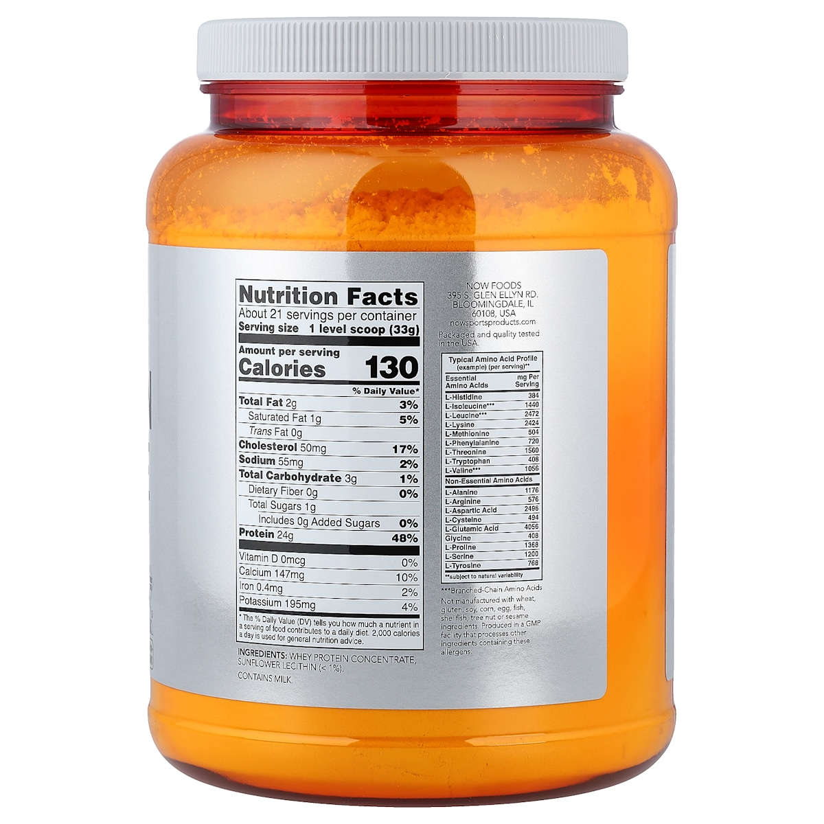 Supplement facts panel