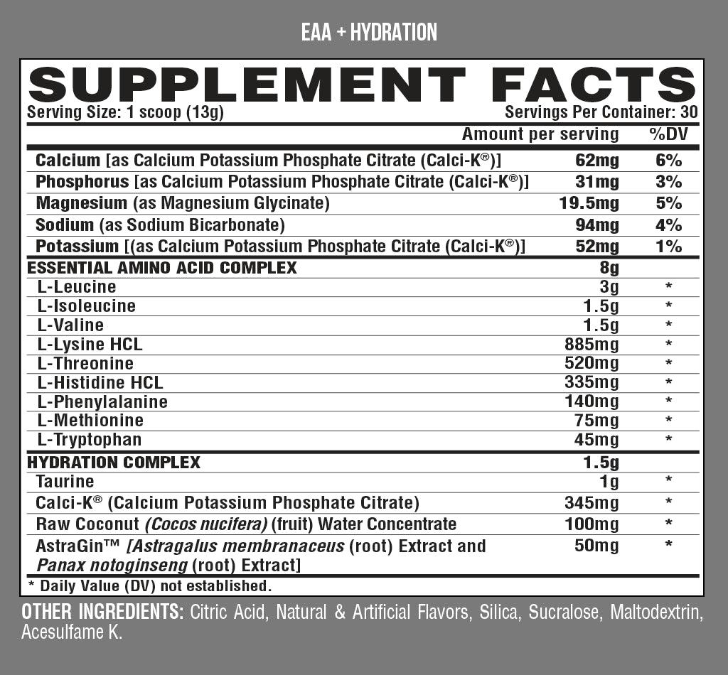 Nutrex EAA 13G Plus Hydration, 30 Servings