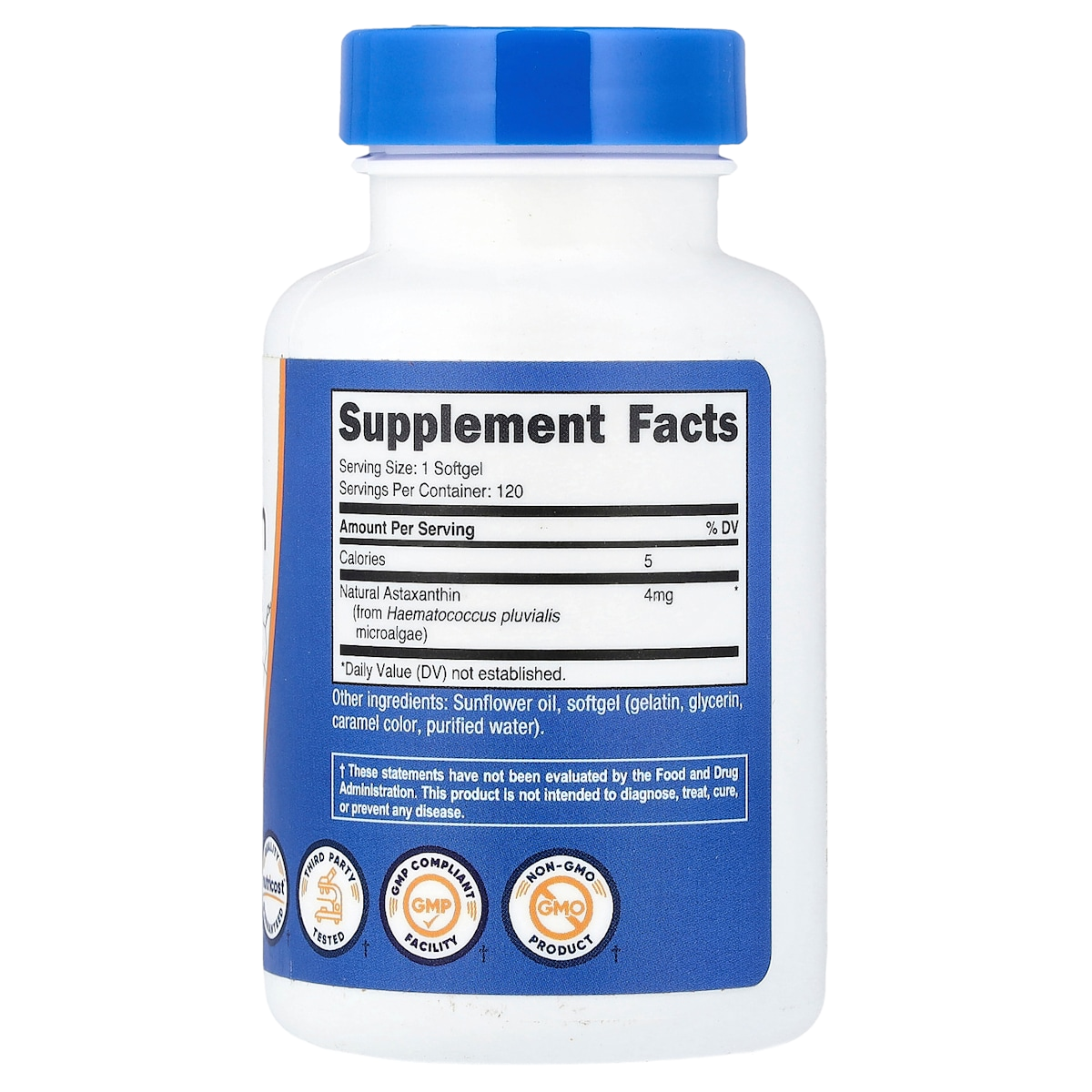 Supplement facts panel