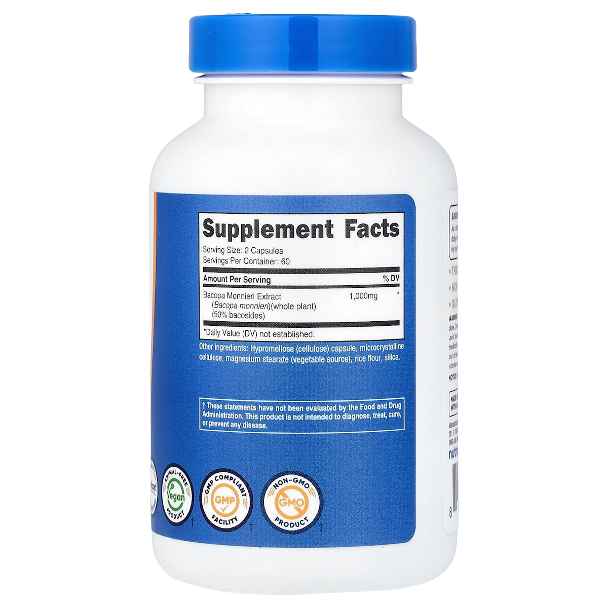 Supplement facts panel